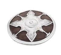 Cabilock Bouclier Médiéval et Antidérapant en PVC Rond Design Classique Léger Accessoire Sécurisé pour Cosplay et Festivals Renaissance pour Adultes et Garçon et Filles