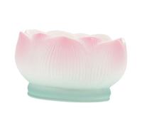 Cabilock Bougeoir Céramique Lotus Forme de Fleur Porte Bougie Multifonction pour Décoration Intérieure Centre de Table Mariage et Fête