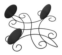 Cabilock Bougeoir Mural en Fer Forgé Vintage Applique Murale Porte-Bougie Noire Chandelier Mural Décoratif pour Salon pour Bougie Élégante