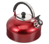 Cabilock Bouilloire à Sifflet Acier Inoxydable Théière Manuelle pour Plaque de Cuisson Bouilloire à Eau Chaude