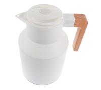 Cabilock Bouilloire Thermique Domestique Blanche Bouteille Eau Isolante Verre Borosilicate Capacité et Maintien Chaleur pour Usage