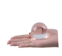 Cabilock Boule de Cristal Transparente pour et Photographie Sphère Solide Feng Shui Décoration Bureau et Maison Accessoire Photo Polyvalent
