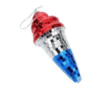Cabilock Boule Disco Forme de Glace Décoration Miroir Suspendue pour Anniversaires et Mariages Ornements Colorés pour Club Ktv et Événements Spéciaux