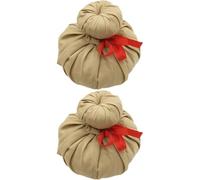 Cabilock Boules de Massage Chinoises Chauffantes Balle de Compression en Coton Synthétique et 2pcs Sachet D'herbes Douces et Confortables pour Massage Ventre Relaxation