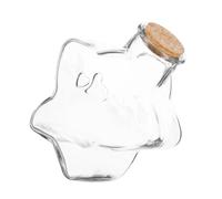 Cabilock Bouteille en Verre avec Bouchon de liège Mini bocaux en Verre récipient à souhaits en Verre Bonne étanchéité pour Cadeau d’Anniversaire et Chambre de Fille