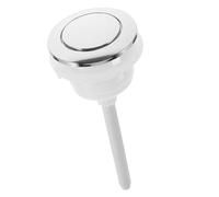 Cabilock Bouton Poussoir Wc Simple en Abs Argenté, Design Unique, Résistant Eau, pour Siège de Toilette à Domicile ou Salle de Bain Couleur Aléatoire