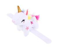 Cabilock Bracelet à Claquer Licorne Peluche Doux Bande et pour Anniversaire et Accessoire Décoratif Animaux