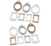 Cabilock Breloques Baroques en Résine Compacte 14 Pièces pour Décoration DIY Cadres Anciens Miniatures, Ornements de Cadre Vintage, Accessoires Artisanaux pour Mini Maisons et Présents