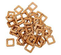Cabilock Breloques de Boucles D'oreilles en Bois Inachevé, Pièces de Bois pour Création de Boucles D'oreilles Diy, 50 Pcs, Style Minimaliste, pour Différentes Occasions