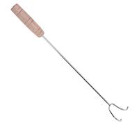 Cabilock Brochettes Acier Inoxydable Avec Manche Spatule à Rôtir à Double Crochet Ustensiles De Cuisine Pour Barbecue Et Cuisine Extérieure