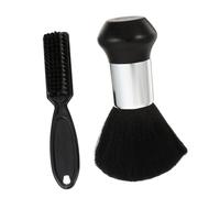 Cabilock Brosse à Cheveux de Barbier en Nylon Douce 2 Pièces pour Nettoyage Cou et Salon Coiffure, Plumeau de Cou Léger et Multifonction pour Soins Capillaires Professionnels
