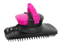 Cabilock Brosse de Bain Pratique pour Chevaux Trous Multiples pour Pulvérisation, Brosse de Massage en Abs Facile à Nettoyer, Outil de Nettoyage pour Cheval et Vache