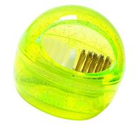 Cabilock Brosse de Nettoyage pour Embouts Ponceuse à Ongles Amovible Jaune Citron Nettoyage Précis Manucure Professionnelle Outils Nail Art