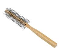 Cabilock Brosse Ronde Petite pour Cheveux Bouclés Brosse Volume Légère Bois Ergonomique Coiffage et Brushing à Domicile pour Homme et Femme