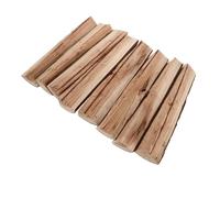 Cabilock Bûches Décoratives en Bois de Pin et Cèdre 22 Cm Écorce Lot de 8 Pièces pour Foyer Extérieur Bois de Chauffage Dur Polyvalent Naturel pour Jardin et Feu de Camp