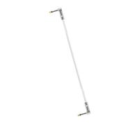 Cabilock Câble Patch Guitare Blanc pour Pédale Effet Audio Instrument Connexion Stable et Faible Perte Compatible Guitare Électrique et Équipements Audio