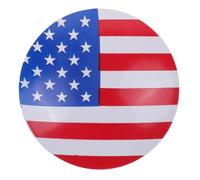 Cabilock Cache-Bouton de Démarrage Moteur en ABS Drapeau Américain Protection Anti-Activation Accidentelle Accessoire Auto Décoratif pour Bouton Push Start Sécurité Voiture