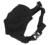 Cabilock Cache-œil Pratique pour Animaux de Compagnie Noir en Nylon Léger, Masque pour Yeux de Chien pour Réduire Le Stress et Faciliter la Détente Lors du Toilettage Bain