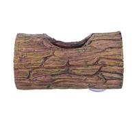 Cabilock Cachette pour Reptiles en Résine Ventouse, Forme Grotte de Tronc Réaliste, Décoration Intérieure Polyvalente pour Habitat de Geckos et Araignées