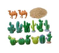 Cabilock Cactus Ornement Décors Mini Figurines Décoration Fausses Plantes Simulation De Plantes Vertes Micro Plantes Petites Plantes Artificielles Mini Maison Décoration Miniature Maison