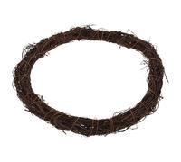 Cabilock Cadre de Couronne Vigne Naturelle pour Bricolage Forme Ronde Rotin pour Décorations Saisonnières et pour Noël Pâques et DIY