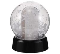 Cabilock Cadre Photo Boule à Neige par Sublimation - Boule à Neige à remplir soi-même avec Base pour Noël, la Saint-Valentin ou Un Mariage - 11 x 8 cm