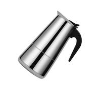 Cabilock Cafetière Italienne Acier Inoxydable Tasses Pot à Café Portable Compatible Induction Poignée Confortable Facile à Utiliser pour Maison et Bureau