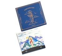 Cabilock Calendrier de Bureau 2027 en Papier Sculpté 3d Décoratif | Paysage Montagne Bleu, Mises à Jour Mensuelles Faciles, pour Comptoir et Bureau, Présent Rentrée Scolaire