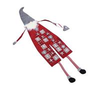 Cabilock Calendrier De Lavent Poupée GNOME Garçons Et Filles Décoration De Compte À Rebours De Noël À Suspendre Au Mur Ou sur Table