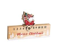 Cabilock Calendrier de Traditionnel Décor de Noël avec Compte Festive pour Adultes