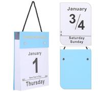 Cabilock Calendrier Mural Détachable 2026 - une Page par Jour - Grandes Dates en Gros Caractères - Format Vertical Compact - Papier Tactile - Agenda Quotidien pour Bureau Études et Suivi