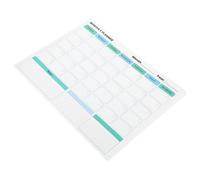 Cabilock Calendrier Mural Mensuel Effaçable à Sec en Pvc Autocollant, Planificateur Polyvalent pour Gestion du Temps, Protège les Murs, pour École et Bureau