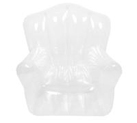 Cabilock Canapé Gonflable Transparent en PVC Chaise Longue Gonflable Confortable pour Intérieur et Extérieur Siège Portable pour Balcon Camping Piscine et Pique-Niques Design Léger et