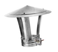 Cabilock Capuchon de Cheminée Couvercle de Protection Pluie pour Toit Accessoire Ventilateur de Cheminée Durable et Stable pour Protection la Pluie