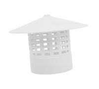 Cabilock Capuchon de Cheminée Imperméable PVC pour Poêles à Couvercle de Vent Extérieur Protection la Pluie Débris Installation Facile sans Outils Compatible avec Cheminées