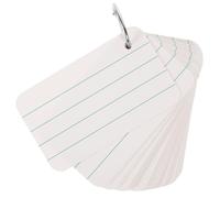 Cabilock Cartes Vierges Papier Cartonné pour Vocabulaire Lot de Fiches Index Lignées Légères et Faciles à Transporter pour Notes Scolaires Mémos et Jeux Éducatifs