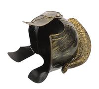 Cabilock Casque Romain Adulte Doré pour Costume de Soldat Casque de Antique Réaliste pour Cosplay Fête et Déguisement Homme Médiéval