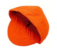 Cabilock Casquette de Soudage Ignifugée en Coton Orange, Design Double Usage Absorbant la Sueur pour Soudeurs Hommes et Femmes, pour Soudage Électrique Longue Durée