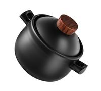 Cabilock Casserole pour Soupe et Mijotés Pot à Cuisson à Haute Température avec Couvercle Ustensile de Cuisine Pratique pour Gaz et Induction