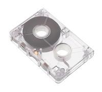 Cabilock Cassette Audio Vierge en Plastique Blanc Boîtier Rigide Transparent, Design Enregistrable et Facile à Transporter pour Enregistrement de Bénédictions et Fêtes
