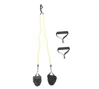 Cabilock Ceinture de Natation Résistante Multi-Fonction Bande Élastique Jaune LB Harnais Fixe pour Entraînement Nageurs Adultes Améliore Force et Technique