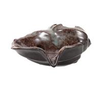 Cabilock Ceramic Water Fountain for Garden and Fish Tank Decor Barrel Style Hydroponic Vase with Soothing Waterfall Flow Elegant Outdoor Backyard Water Feature