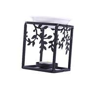 Cabilock Chandeliers bougeoirs Parfum d'huiles de brûleur à mazout Porte-brûleur d'encens photophore Non brûleur à Huile Essentielle Essentielle décoratif Fer forgé décorer