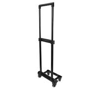 Cabilock Chariot de Courses Pliable à Poignée Alliage Aluminium Capacité Polyvalente pour Shopping Déménagement et Voyage Trolley Portable Compact et