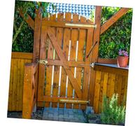 Cabilock Charnière à Ressort Robuste pour Porte et Boîte Bois Extérieure Réglable et Anti-rouille Accessoire de Gond pour Clôture et Barrière de Jardin