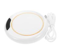 Cabilock Chauffe-Tasse Électrique Réglable USB Tapis Chauffant Portable pour Bureau Chauffe-Boissons Multi-usages avec Contrôle Intelligent de Température pour Café Thé et Lait