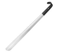 Cabilock Chausse-pied en Acier Inoxydable à Long Manche Poignée en Colle Flexible, Design Délicat et Surface Lisse, Léger pour Usage Extérieur et Voyage