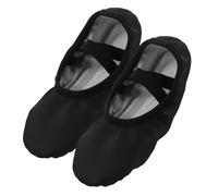 Cabilock Chaussures de Ballet sans Lacets PU pour Femmes et Filles Semelle Souple et Flexible Respirantes pour Danse Contemporaine Yoga et Performance Scénique