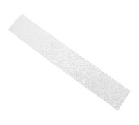 Cabilock Chemin de Table à Paillettes Argenté 30x180 Cm en Polyester Pelucheux, Décor de Fête Polyvalent pour Mariage, Noël et Anniversaire, Nappe Rectangulaire Scintillante pour