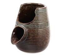 Cabilock Circulating Ceramic Water Jar Fountain with Flowing Water Design for Indoor Outdoor Garden Fish Tank Landscaping and Hydroponic Decor